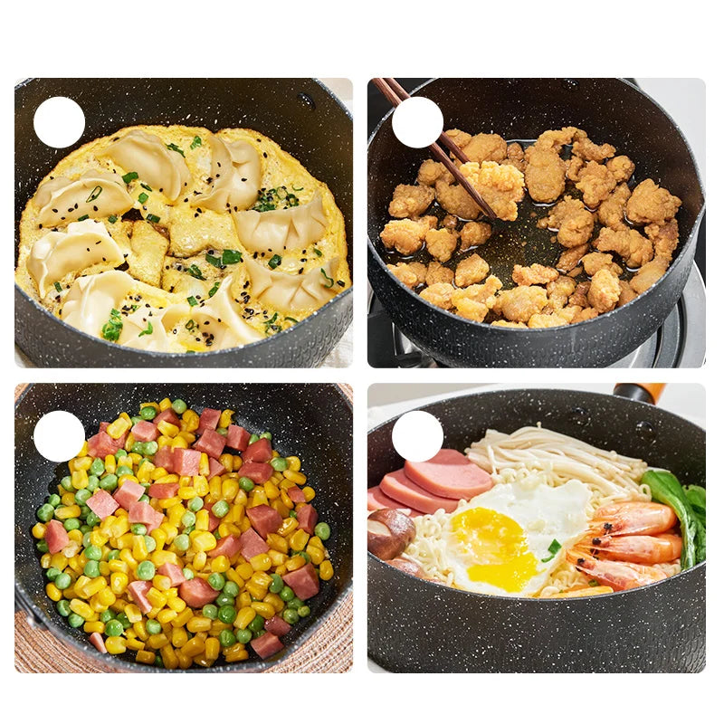 GIANXI Multifunctional Snow Pot Non-Stick Pan