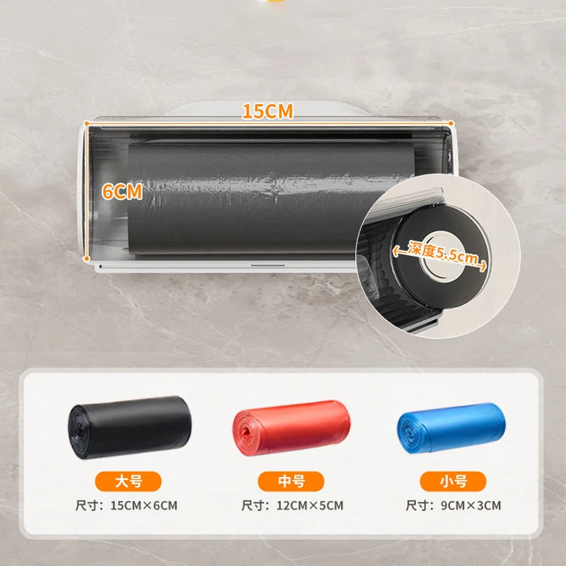 Wall Mounted Trash Bag Holder