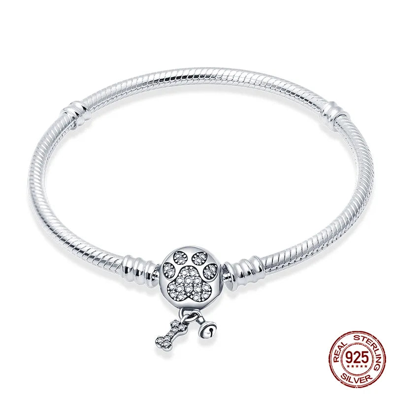 Star Moon Silver Bracelet