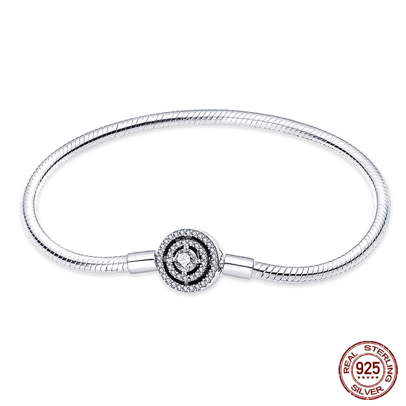 Star Moon Silver Bracelet