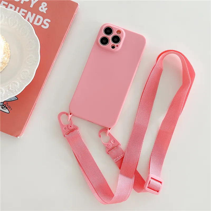Crossbody Necklace Strap Phone Case