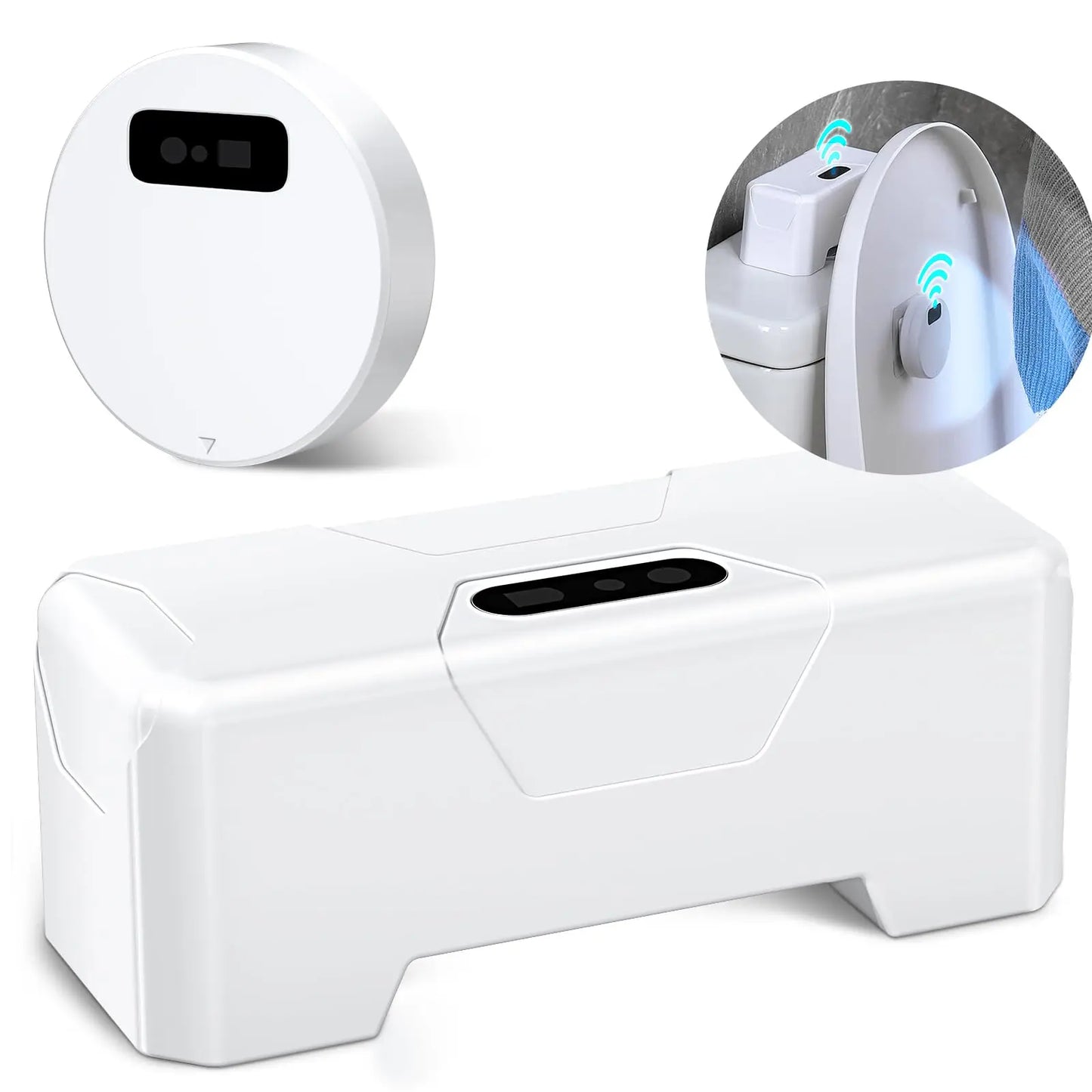 Automatic Toilet Flusher, 2023 Upgraded Smart Touchless Toilet Flush Kit