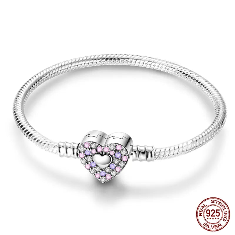 Star Moon Silver Bracelet