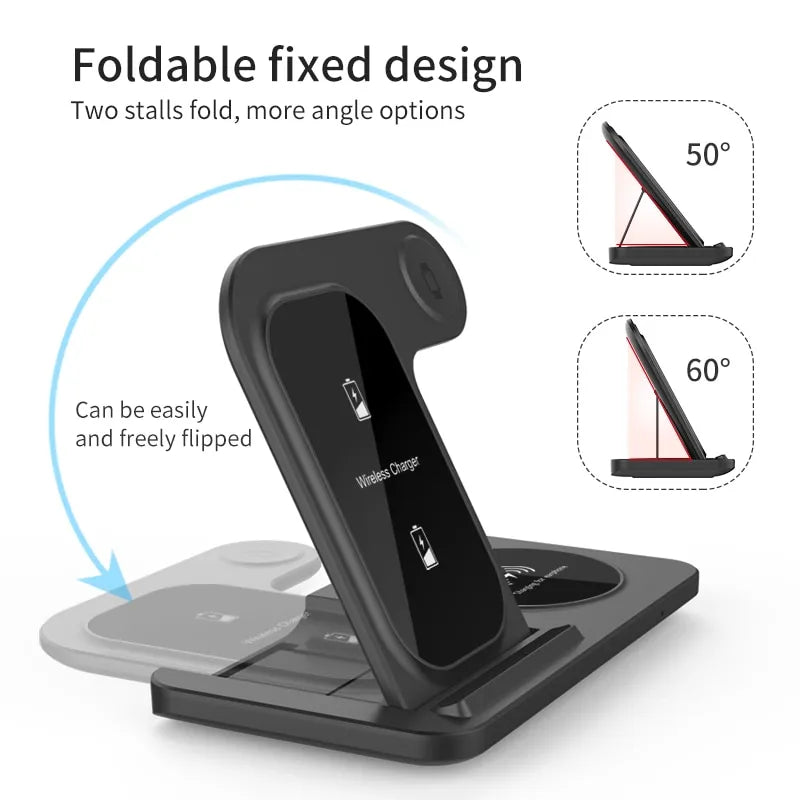 3 in 1 Wireless IPhone Charger Stand