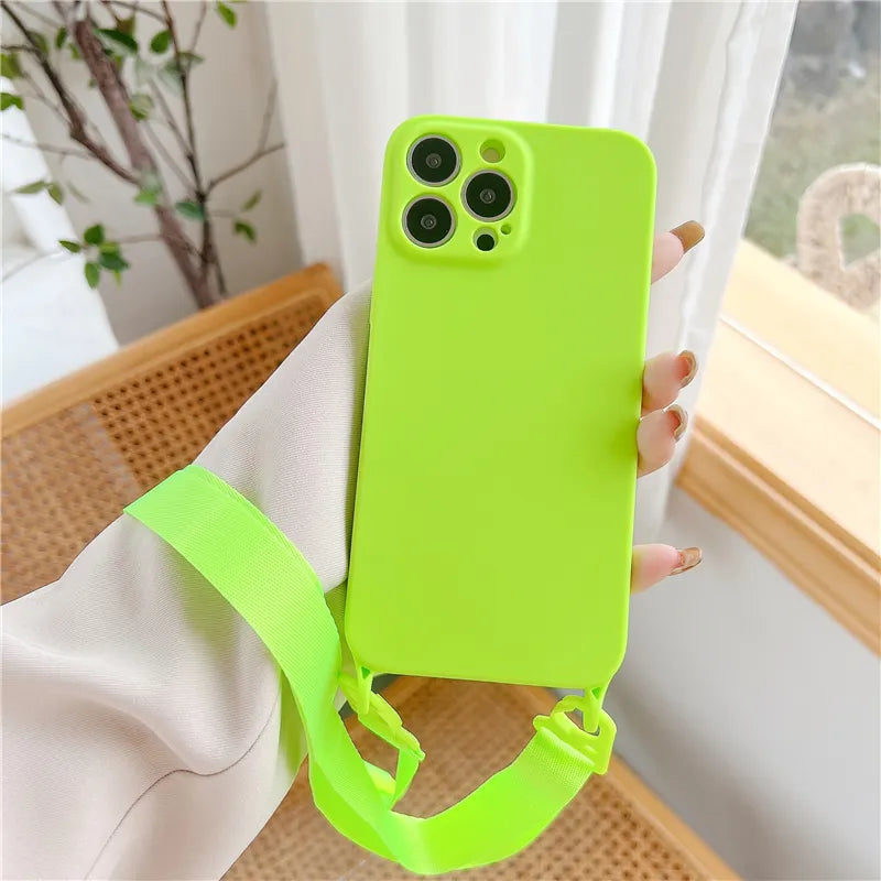 Crossbody Necklace Strap Phone Case