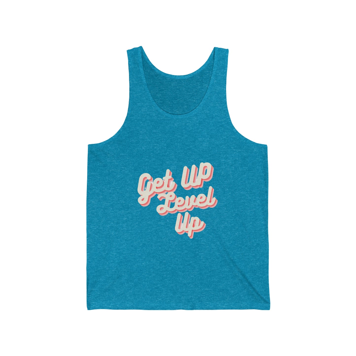 Get Up Level Up Unisex Jersey Tank