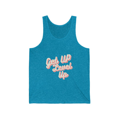 Get Up Level Up Unisex Jersey Tank