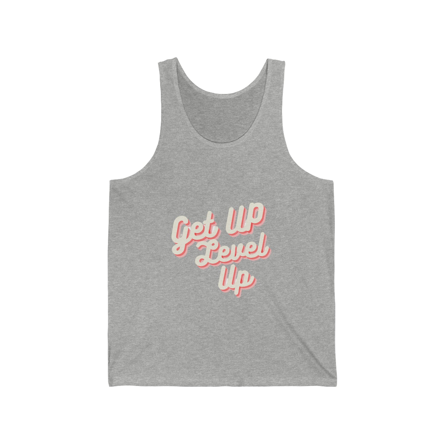 Get Up Level Up Unisex Jersey Tank