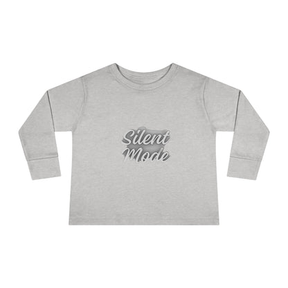 Silent Mode Toddler Long Sleeve Tee