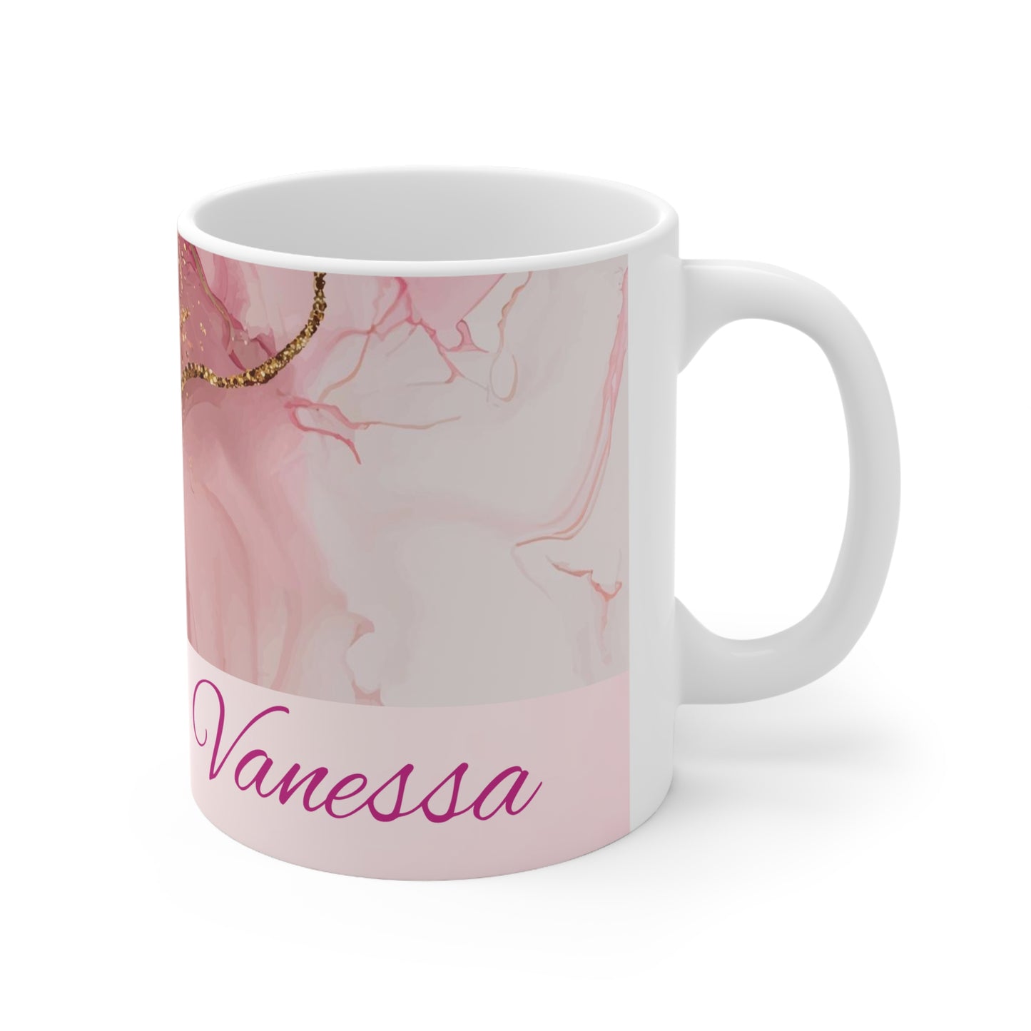 Pink Customised Mug