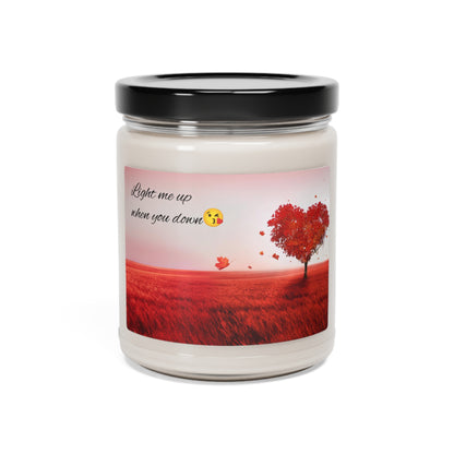 Light me Up when you down Scented Soy Candle, 9oz