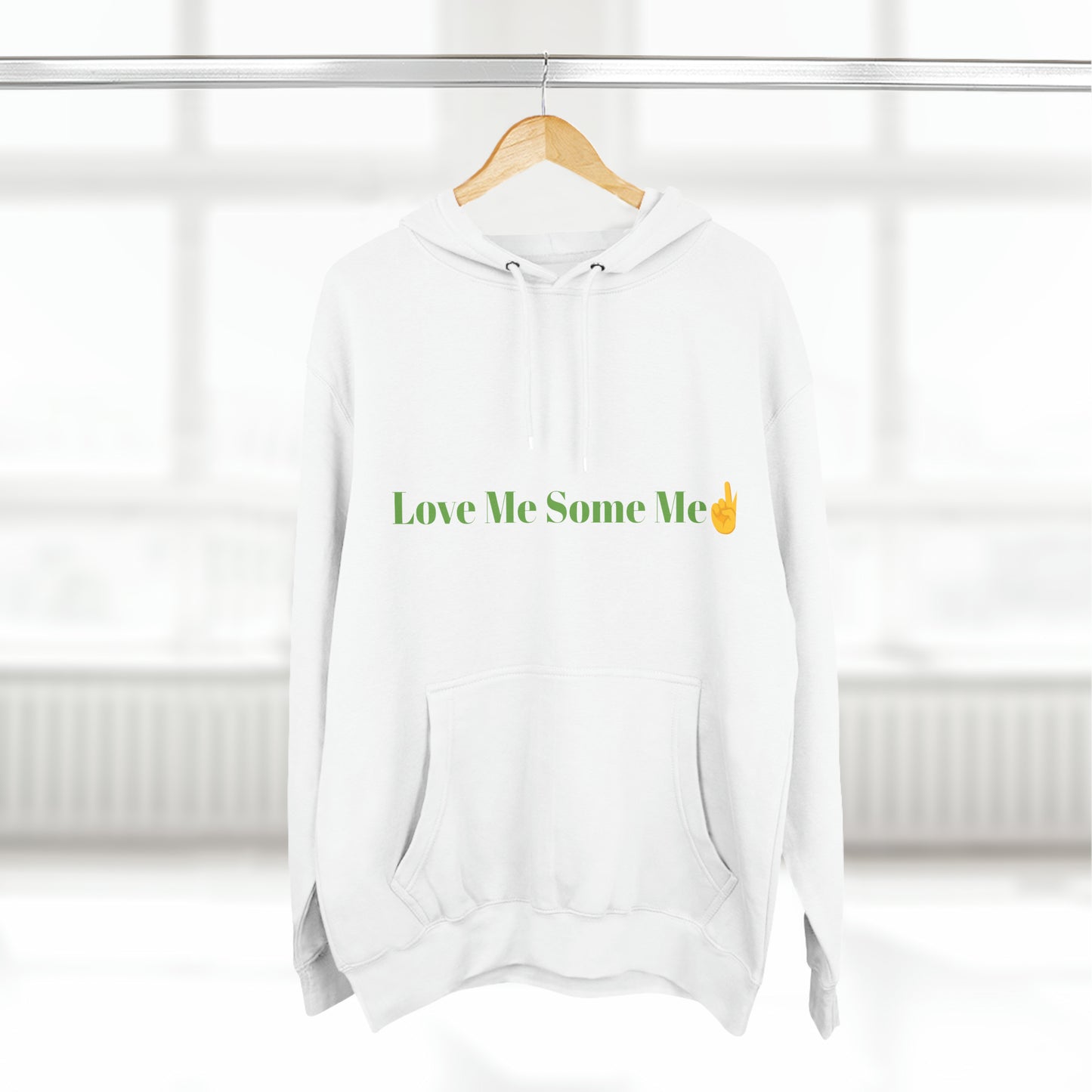 Three-Panel Fleece Hoodie