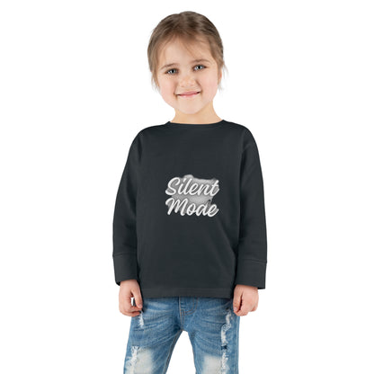 Silent Mode Toddler Long Sleeve Tee
