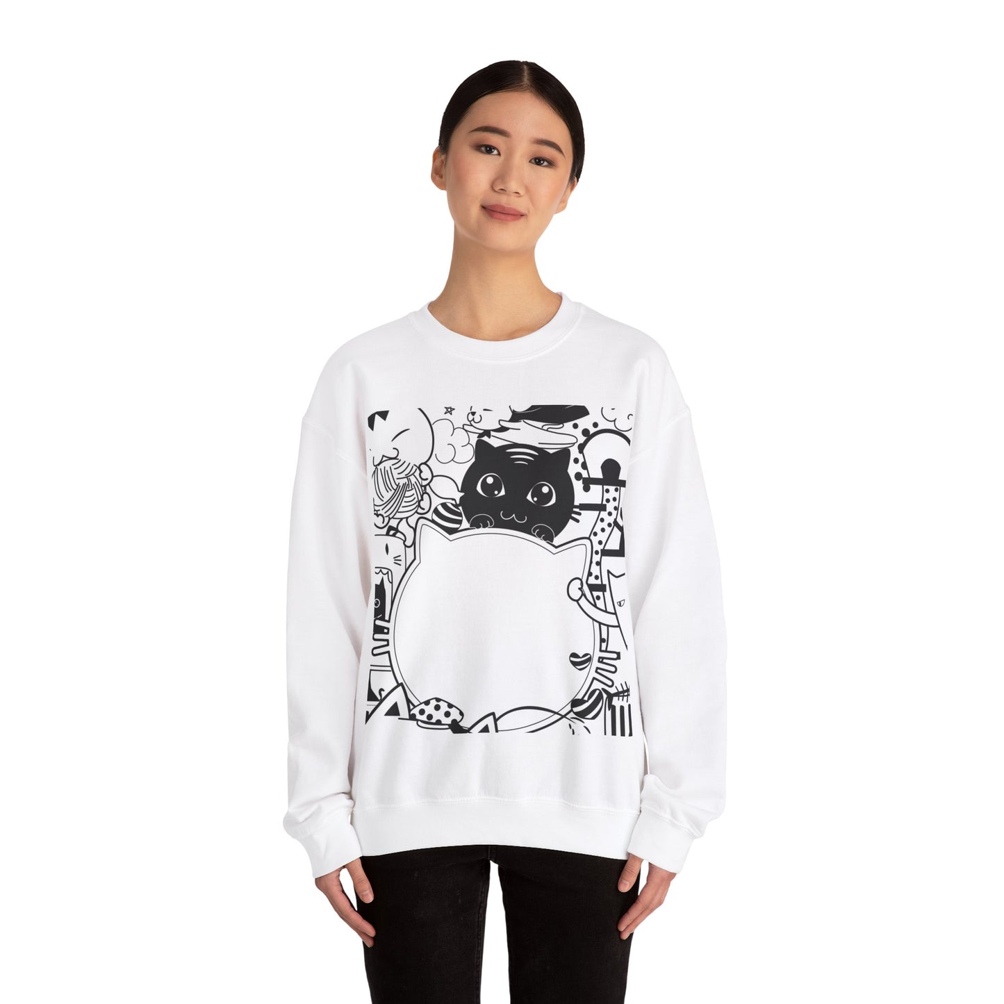 Cat Lover Unisex Heavy Blend™ Crewneck Sweatshirt