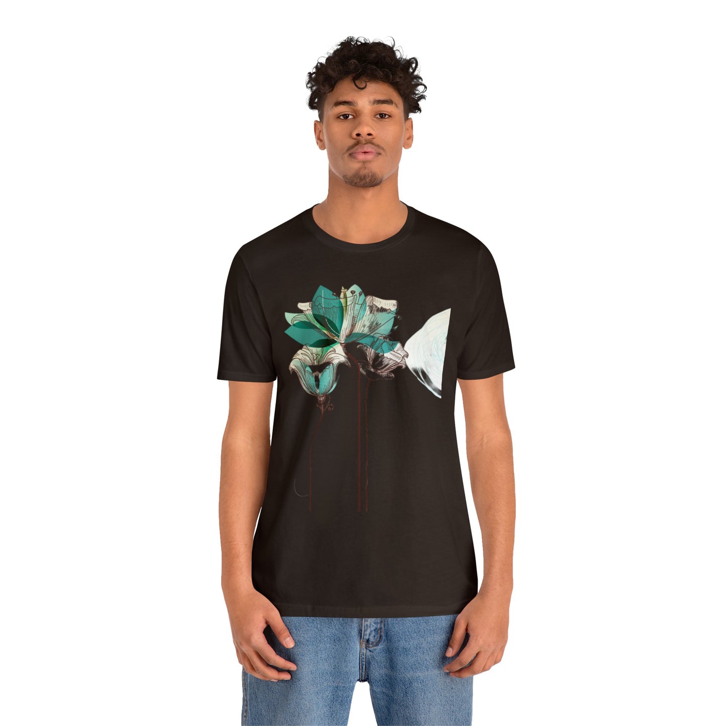 Floral Unisex Jersey Short Sleeve Tee