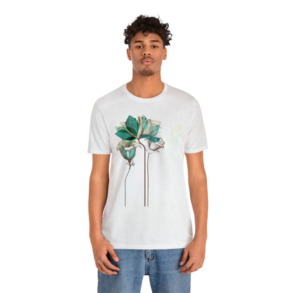 Floral Unisex Jersey Short Sleeve Tee