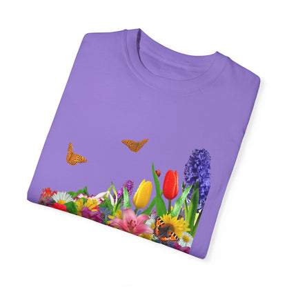 Eden's Bloom Unisex Garment-Dyed T-shirt