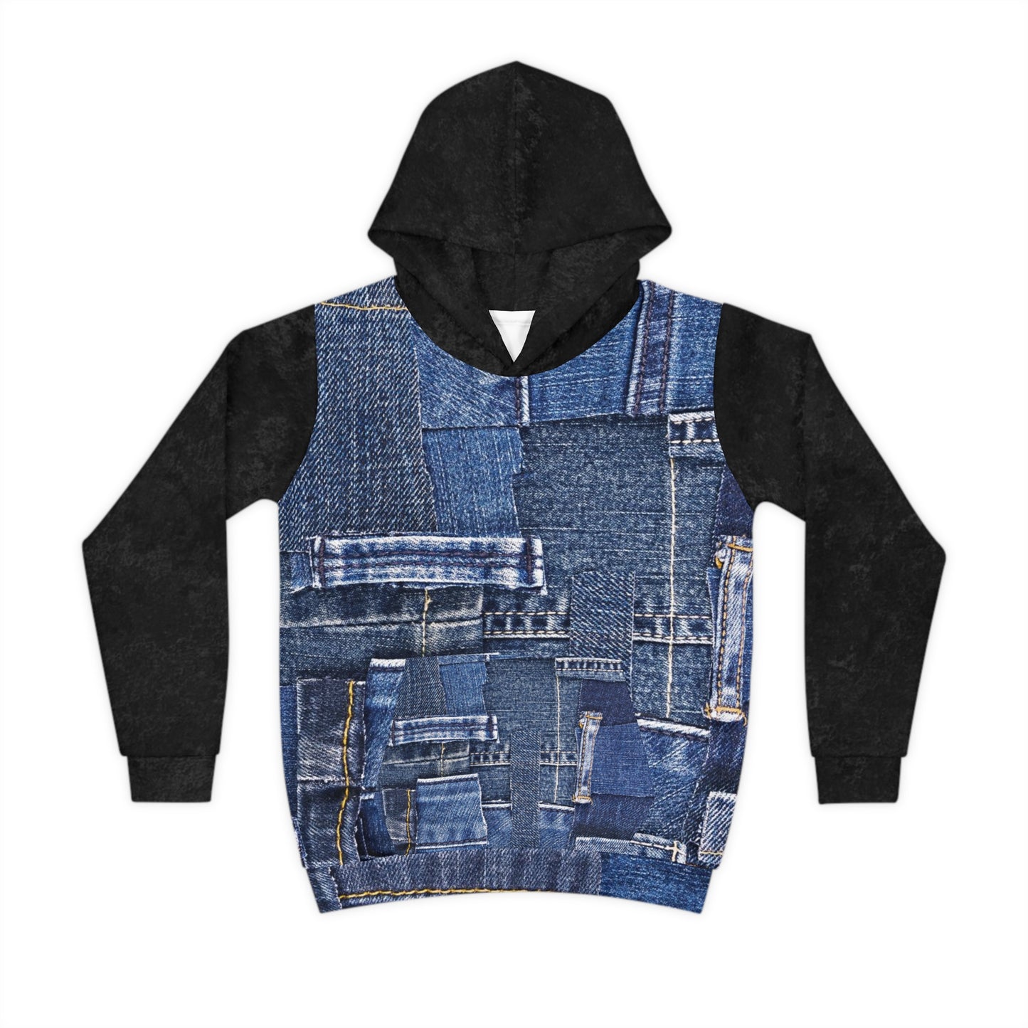 Printed Jeans Children's Hoodie