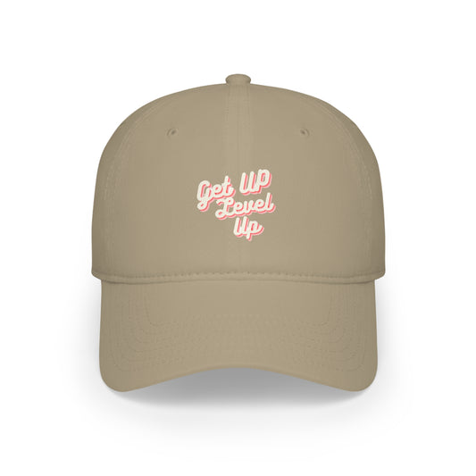 Get upo level Up Low Profile Baseball Cap