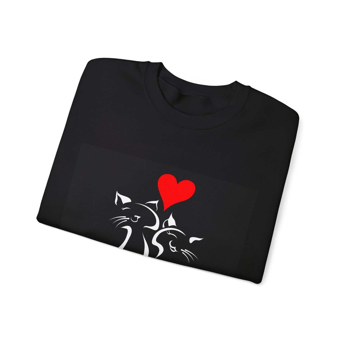 Cats in Love Unisex Heavy Blend™ Crewneck Sweatshirt