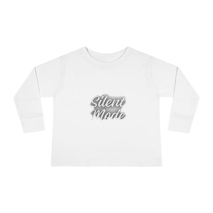 Silent Mode Toddler Long Sleeve Tee