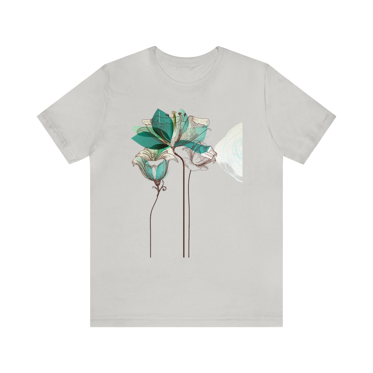 Floral Unisex Jersey Short Sleeve Tee