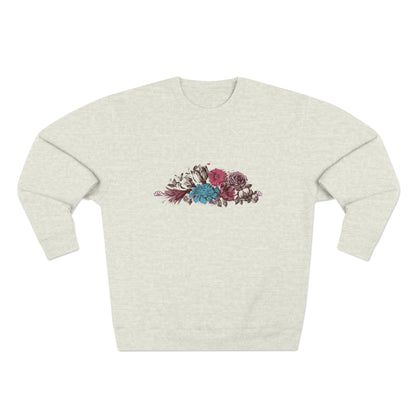 Floral Bliss Unisex Crewneck Sweatshirt