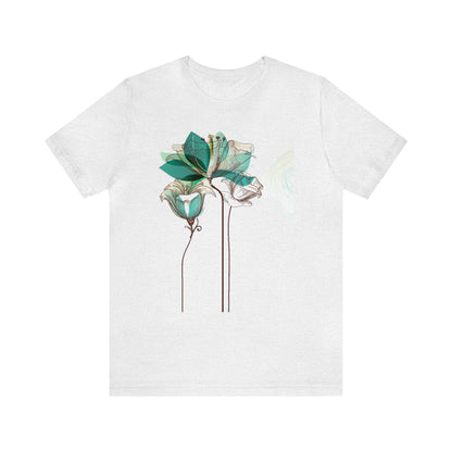 Floral Unisex Jersey Short Sleeve Tee
