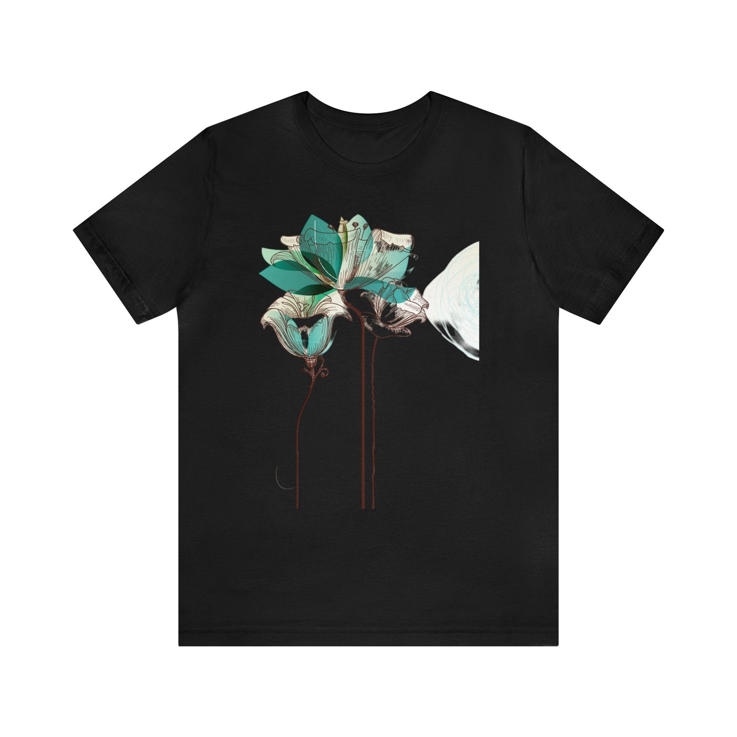 Floral Unisex Jersey Short Sleeve Tee