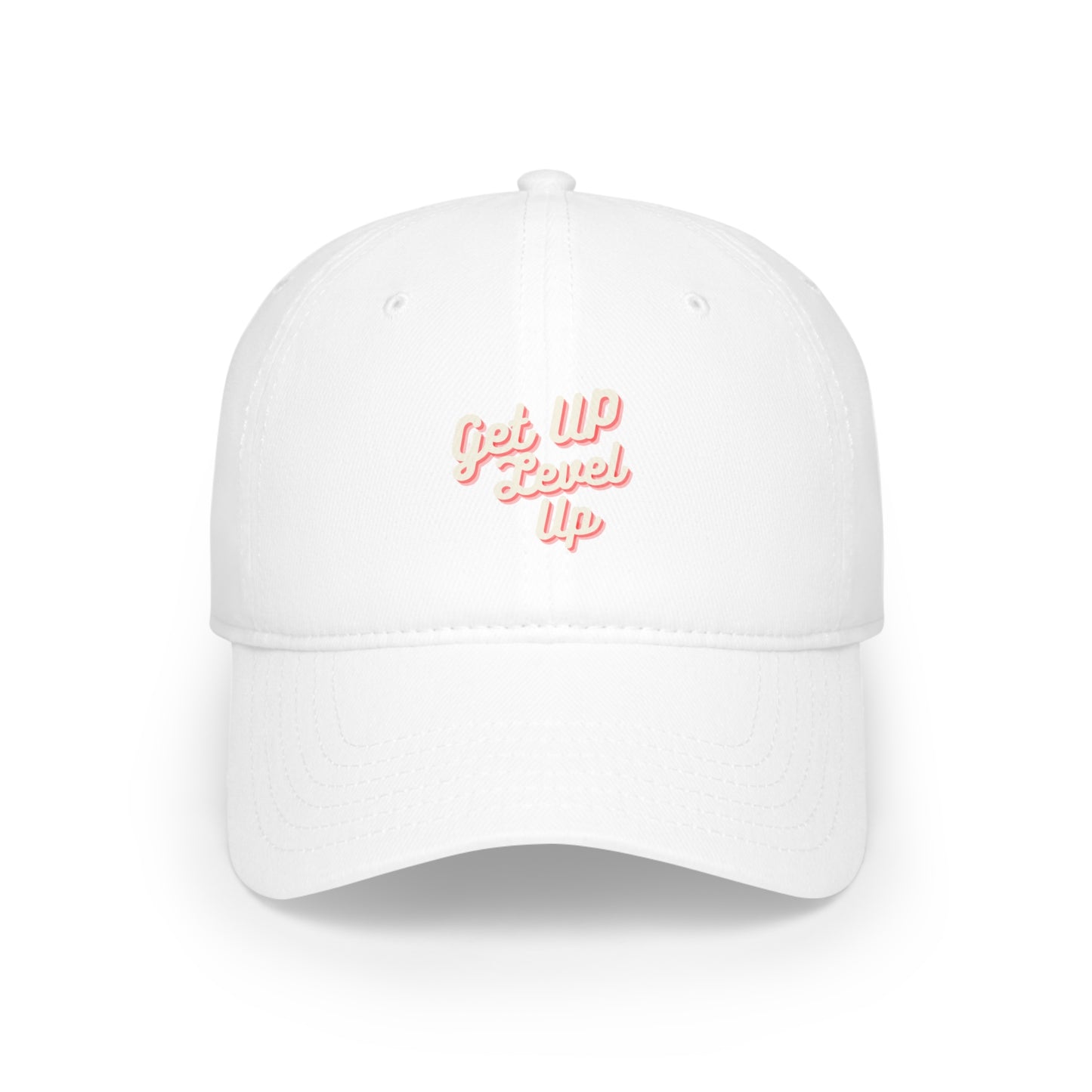 Get upo level Up Low Profile Baseball Cap