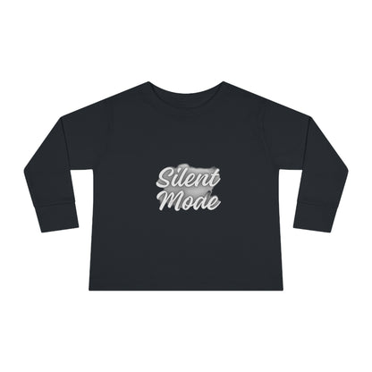 Silent Mode Toddler Long Sleeve Tee