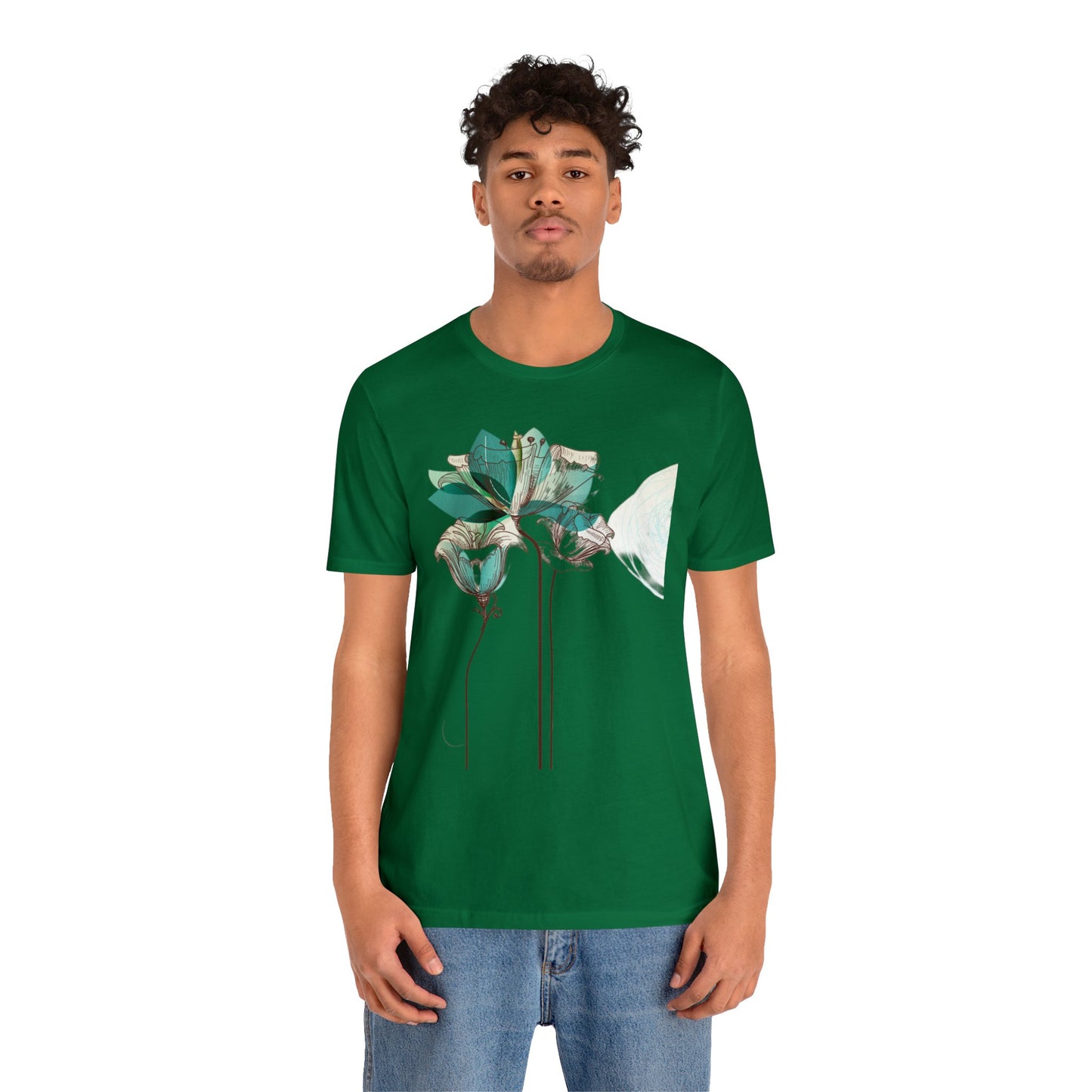 Floral Unisex Jersey Short Sleeve Tee