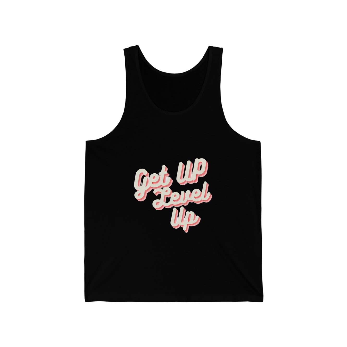 Get Up Level Up Unisex Jersey Tank