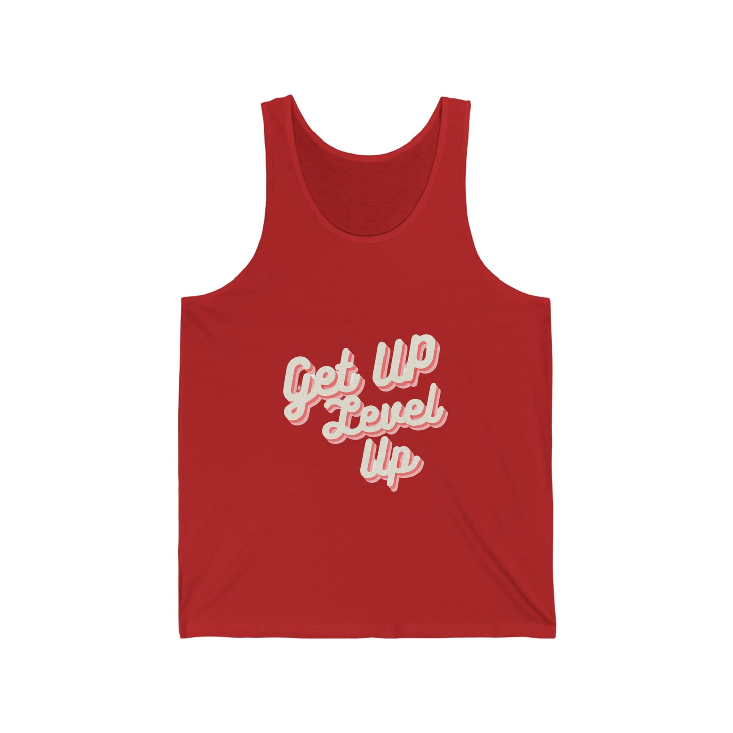 Get Up Level Up Unisex Jersey Tank