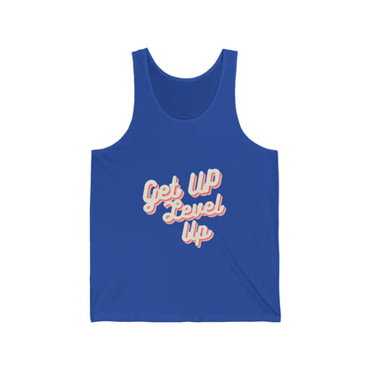 Get Up Level Up Unisex Jersey Tank