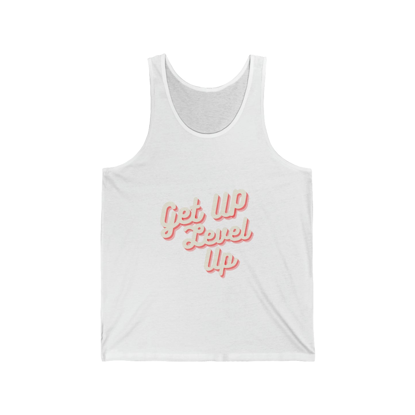 Get Up Level Up Unisex Jersey Tank