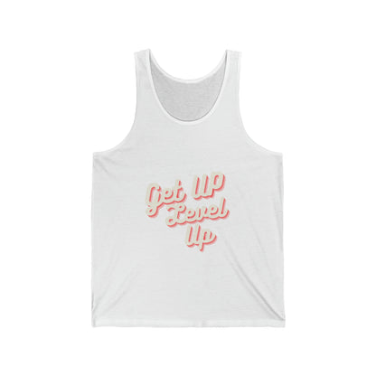 Get Up Level Up Unisex Jersey Tank
