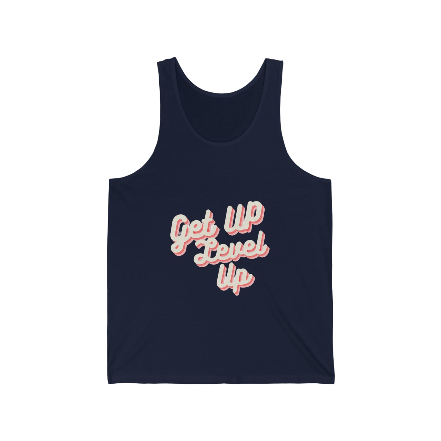 Get Up Level Up Unisex Jersey Tank