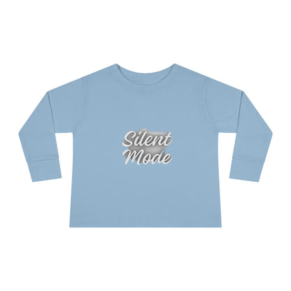 Silent Mode Toddler Long Sleeve Tee