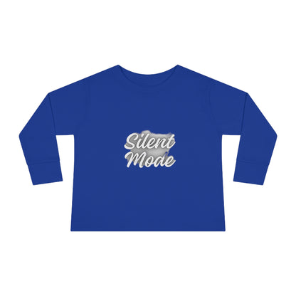 Silent Mode Toddler Long Sleeve Tee
