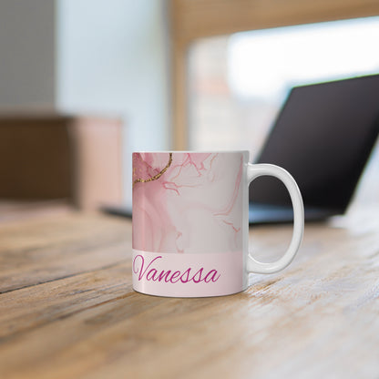 Pink Customised Mug