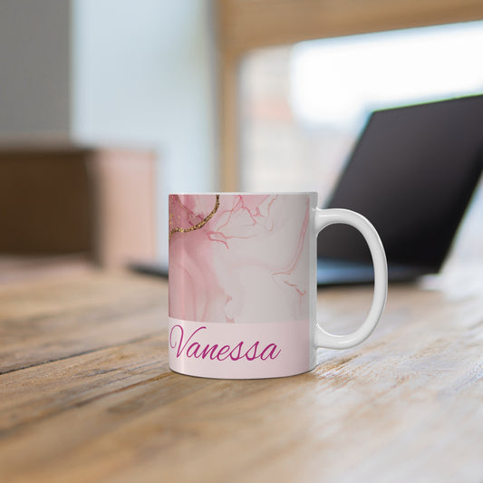 Pink Customised Mug