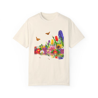 Eden's Bloom Unisex Garment-Dyed T-shirt