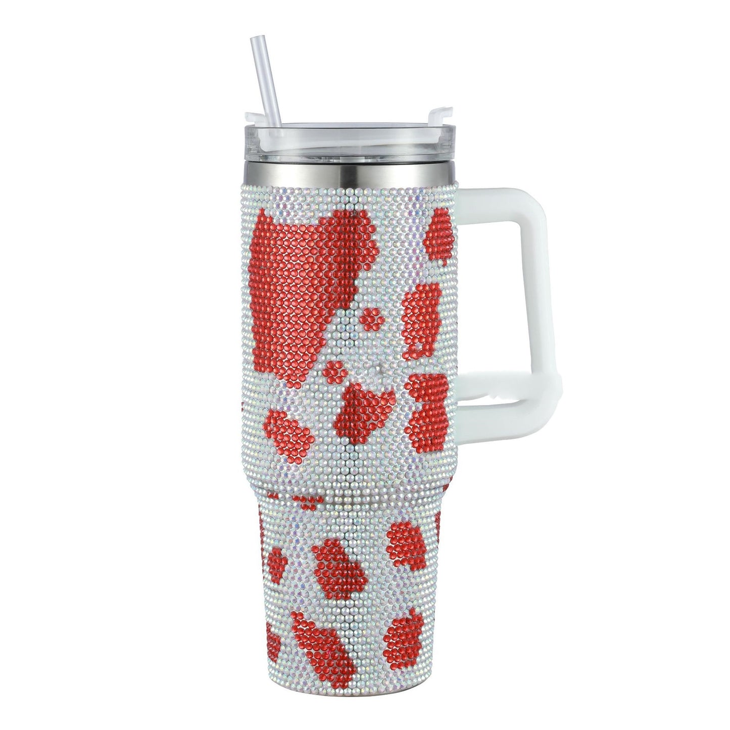 40oZ Stainless Steel Diamond Insulated Cup
