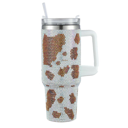 40oZ Stainless Steel Diamond Insulated Cup