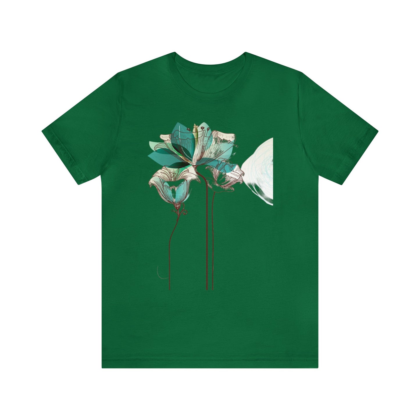 Floral Unisex Jersey Short Sleeve Tee