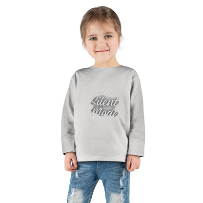 Silent Mode Toddler Long Sleeve Tee