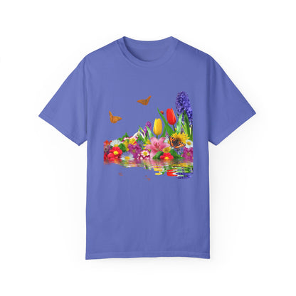 Eden's Bloom Unisex Garment-Dyed T-shirt