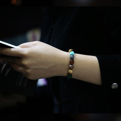 Manifestation Eight Planets Beaded Bracelet