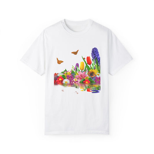Eden's Bloom Unisex Garment-Dyed T-shirt